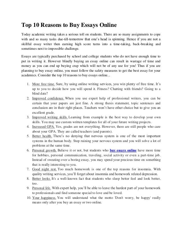 Buy management essay online