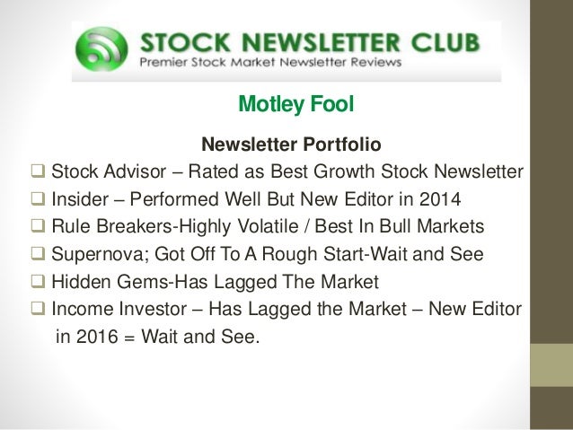 Stock options newsletters reviews
