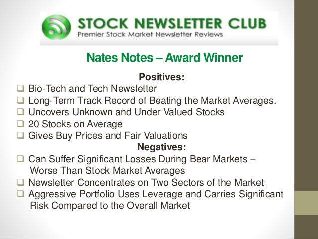 Stock options newsletters reviews