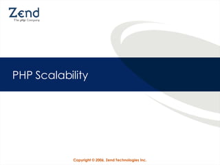 PHP Scalability 