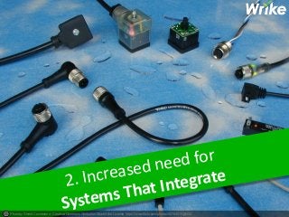 2. 
Increased 
need 
for 
Systems 
That 
Integrate 
Photo by Shield Connectors - Creative Commons Attribution-ShareAlike License https://www.flickr.com/photos/45764919@N02 
 