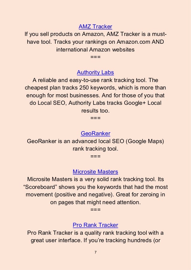 rank tracking tools rank tracking tools