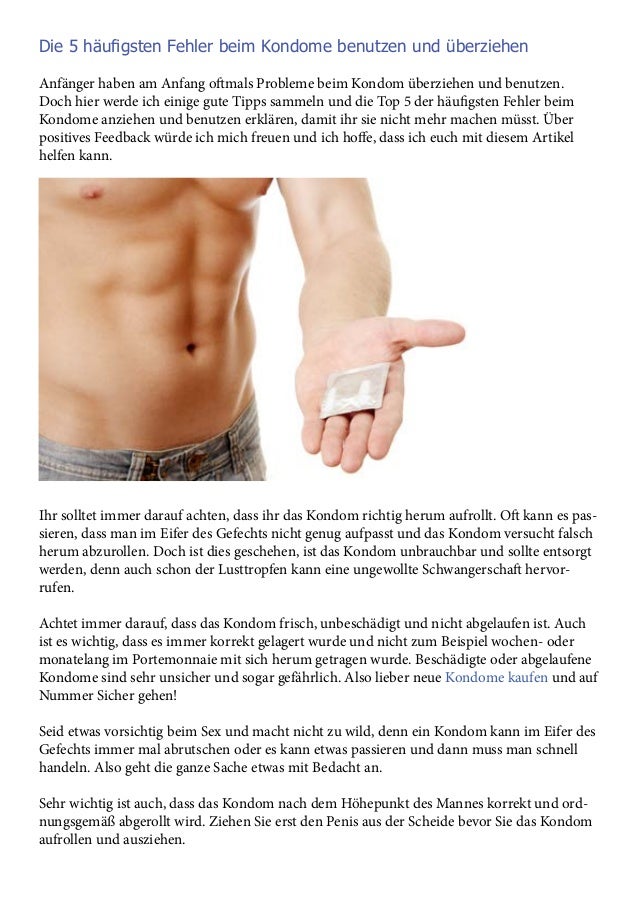 Kondom Richtig Anziehen Kondom Richtig Anziehen
