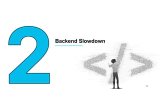 16
Backend Slowdown
 