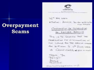 Overpayment Scams 