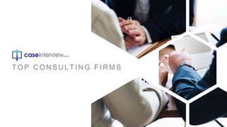 TOP CONSULTING FIRMS
 