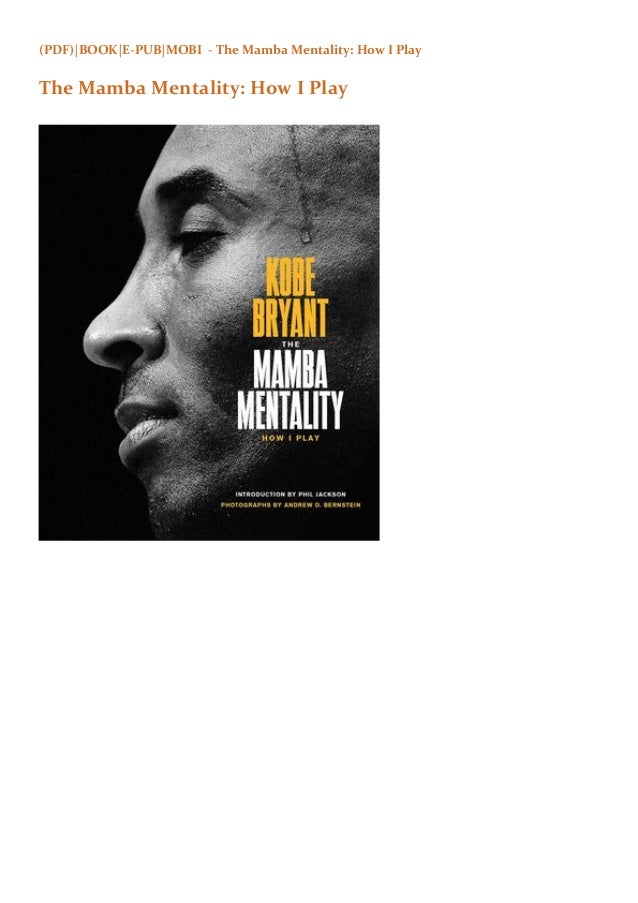 black mamba mentality book
