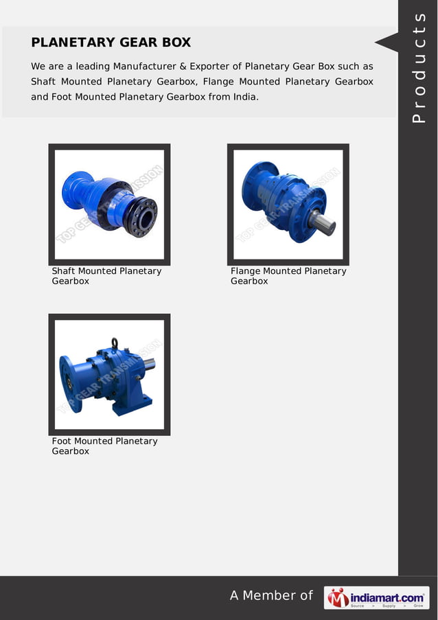 Top geartransmissions