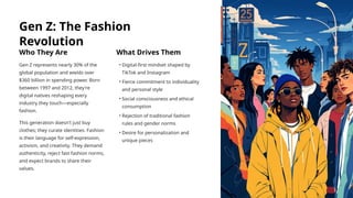 Top Gen Z Fashion Trends 2025 | Aesthetic bk | PPTX