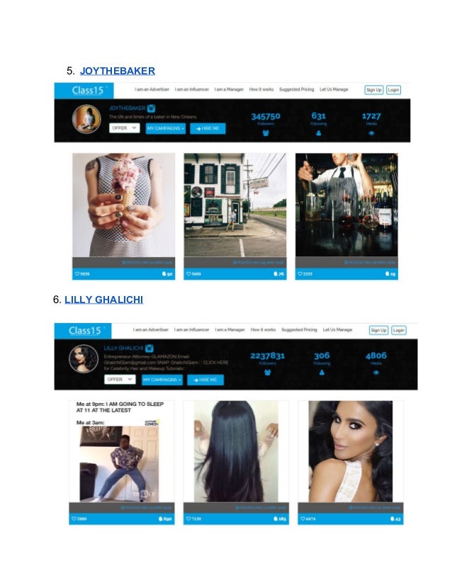 Top Instagram Influencers List 2016