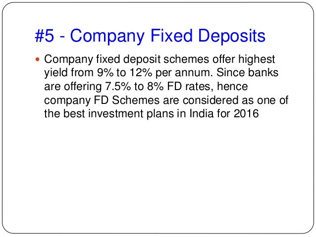 Best investment option of 2016