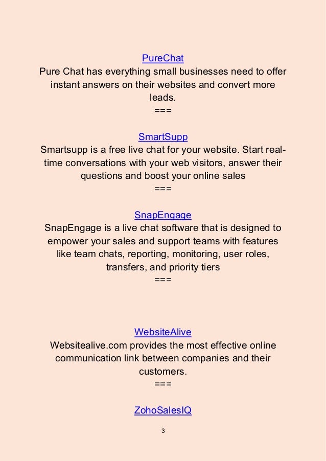 Top Live Chat Tools - 웹