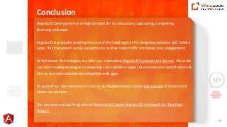 12 Reasons to Choose AngularJS Framework for Your Next Project | PDF