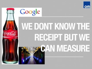 WE DONT KNOWTHE
RECEIPT BUTWE
CAN MEASURE
 