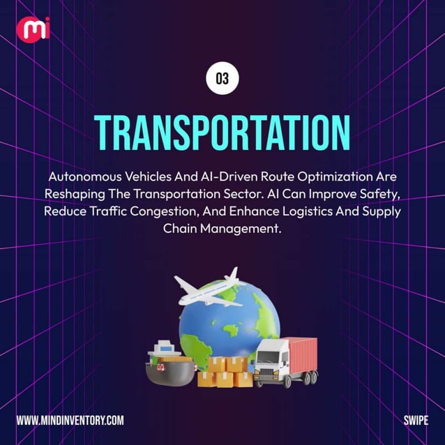 Top 7 industries that AI will Completely transform | PPTX
