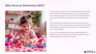 Top Skills Kids Should Learn in Elementary School | PDF