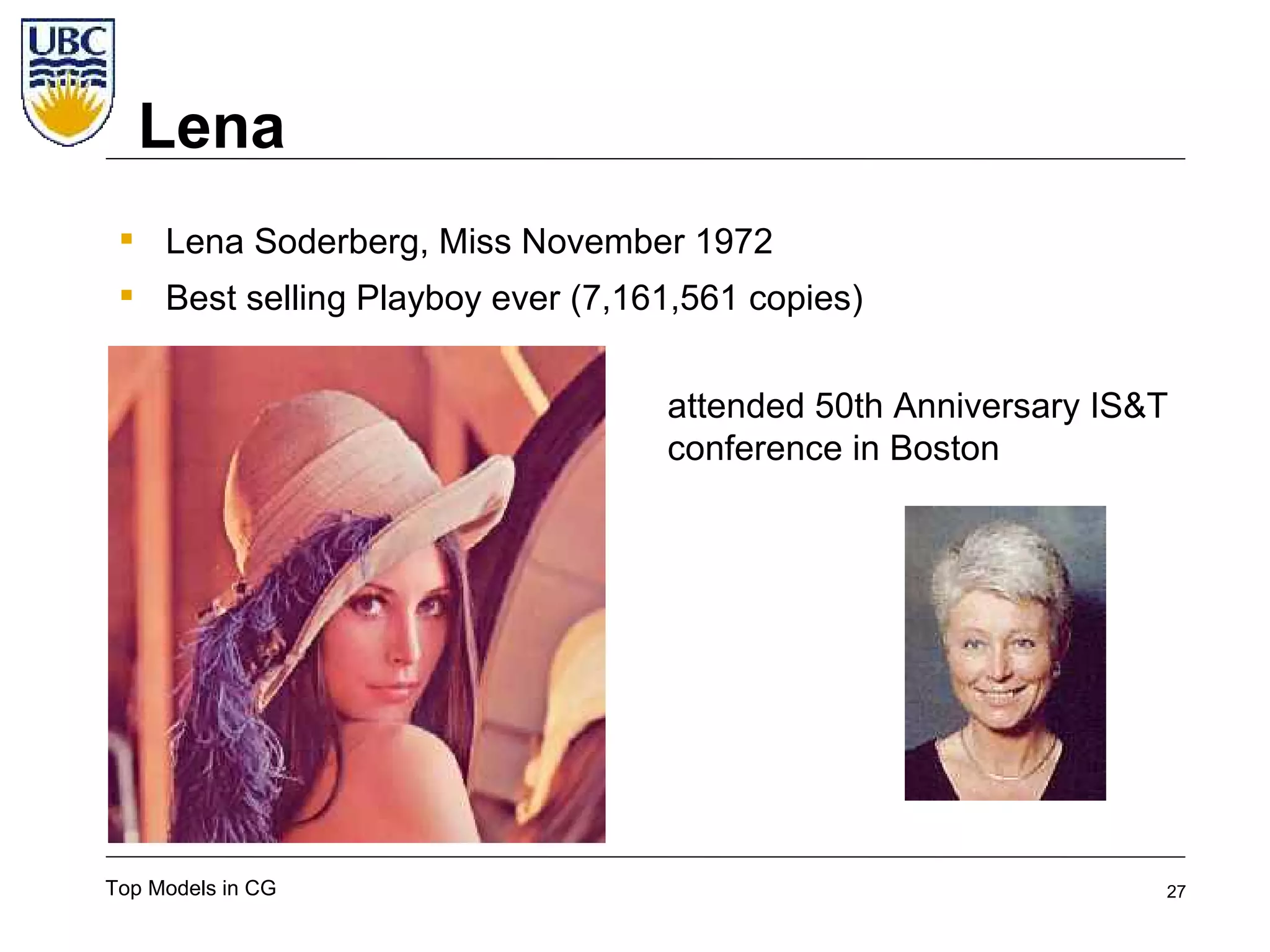 Top Super-models of Computer Graphics