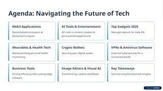 Future-Proof Tech 2025: AI, Web3 & Smart Digital Tools | PPTX