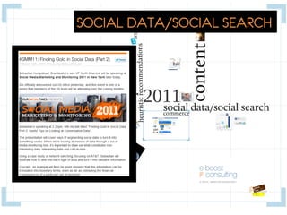 SOCIAL DATA/SOCIAL SEARCH
 