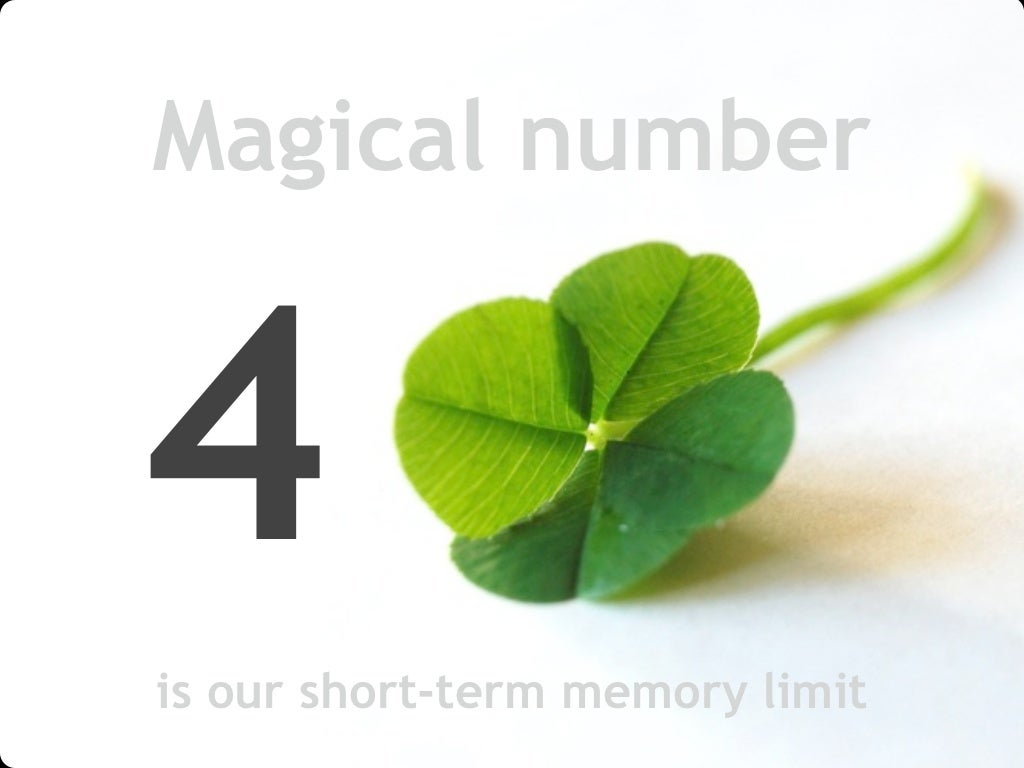 Magical Number 4 Is Our magical-number-4-is-our