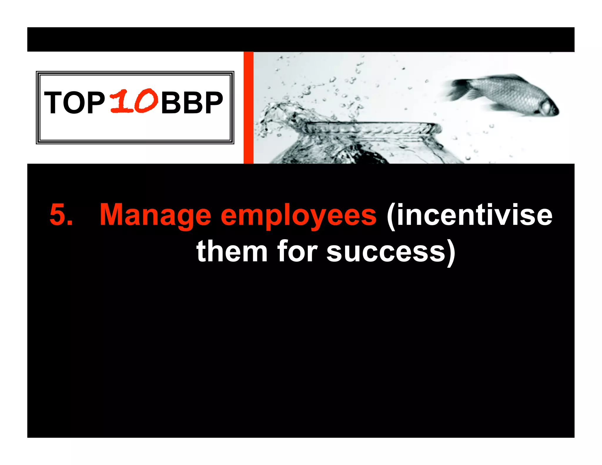 Top10 Basic Business Principles