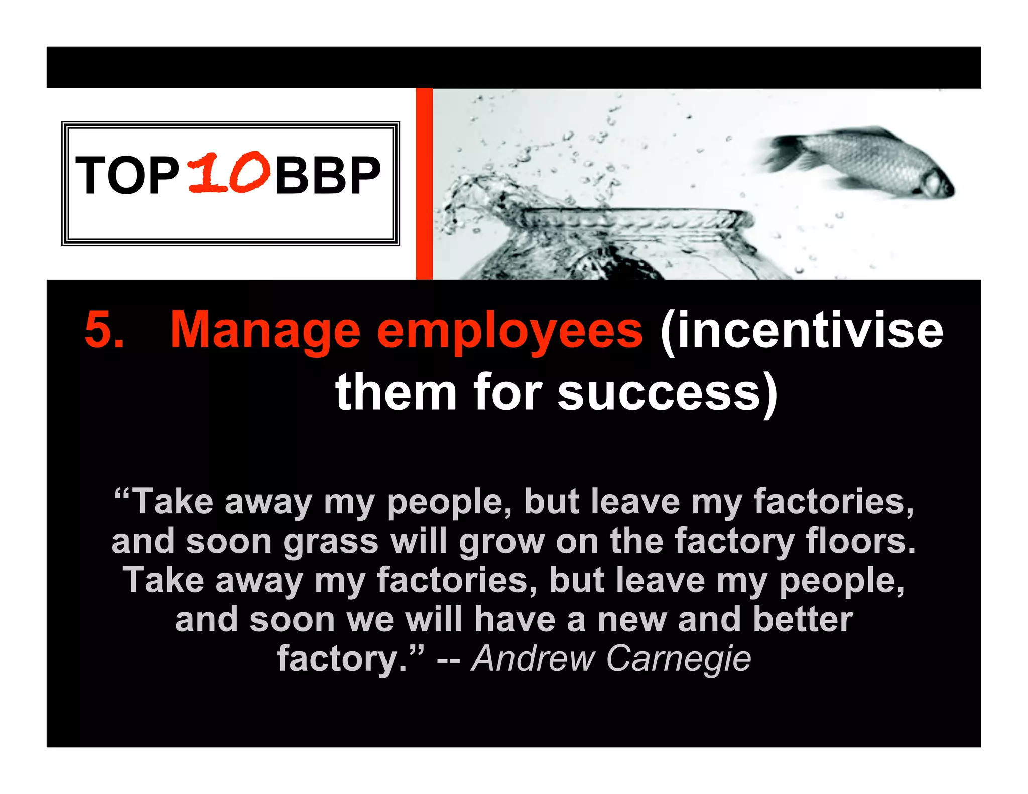 Top10 Basic Business Principles