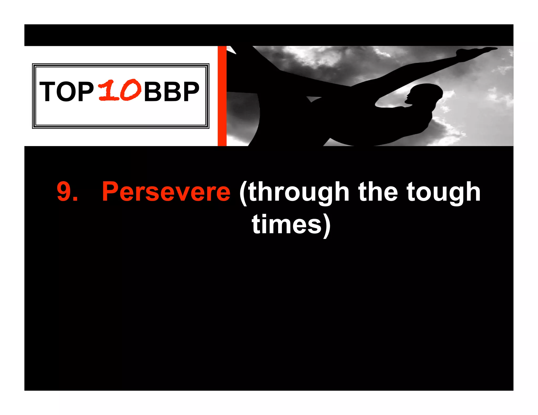 Top10 Basic Business Principles