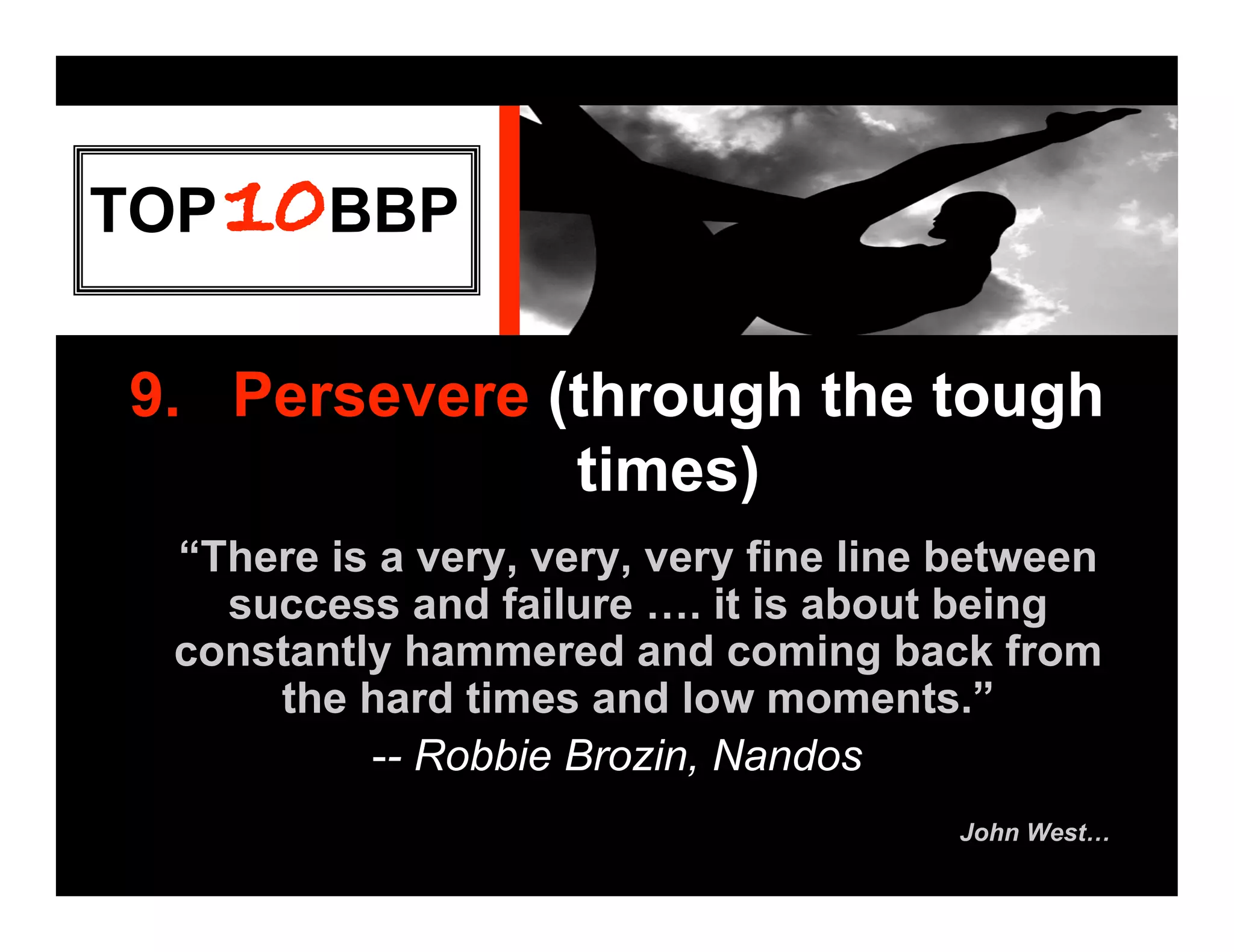 Top10 Basic Business Principles