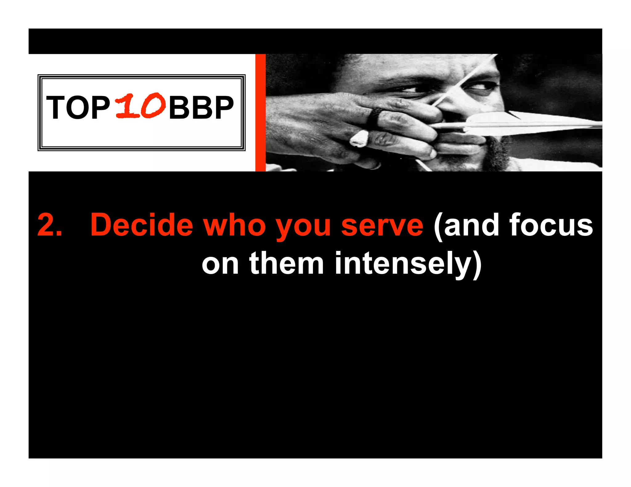 Top10 Basic Business Principles