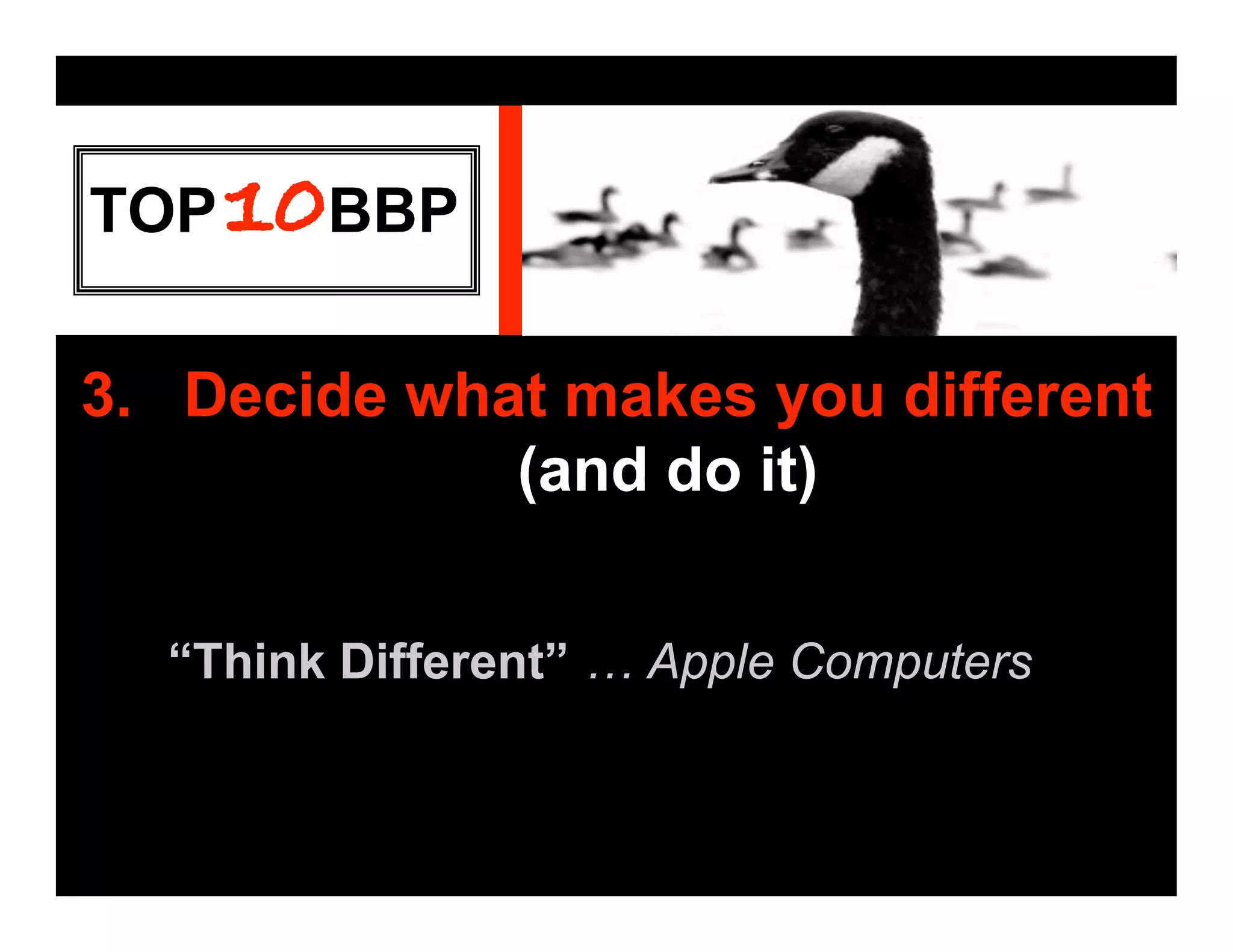 Top10 Basic Business Principles