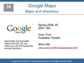 Top 100 Tools for Learning 2008