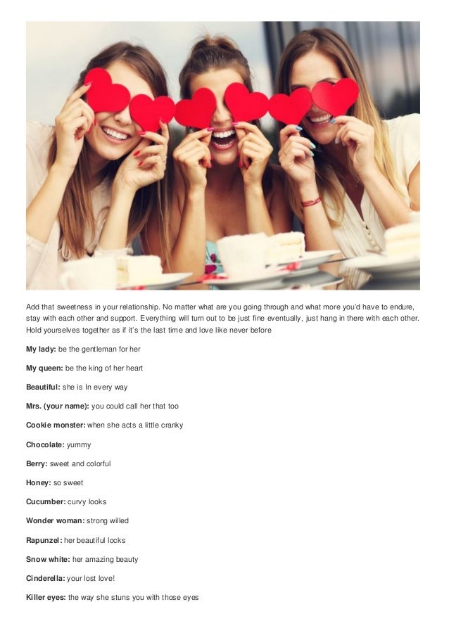 Top 100 adorable cute nicknames for your girlfriend cute nicknames