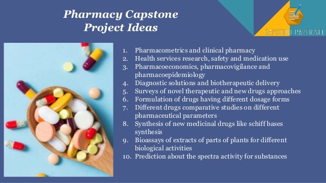 capstone project ideas for pharmacy