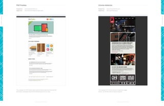 PSD Freebies

Chrome Industries

Designed by:

www.bestpsdfreebies.com

Designed by:

www.chromeindustries.com

Subject line:

New Featured Freebies & Theme News

Subject line:

New Urban Work Boots

Design Leaders

Design Leaders
This campaign from PSD Freebies does a great job showcasing the promotional offer:

34

This campaign from Chrome Industries is equal parts rugged

the friendly, clean design keeps the free PSD giveaways front and center.

and hip - just like the urban work boots it features.

35

 