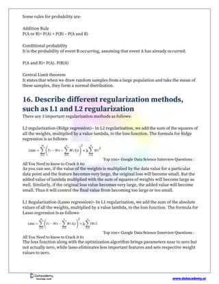 Top 100+ Google Data Science Interview Questions.pdf