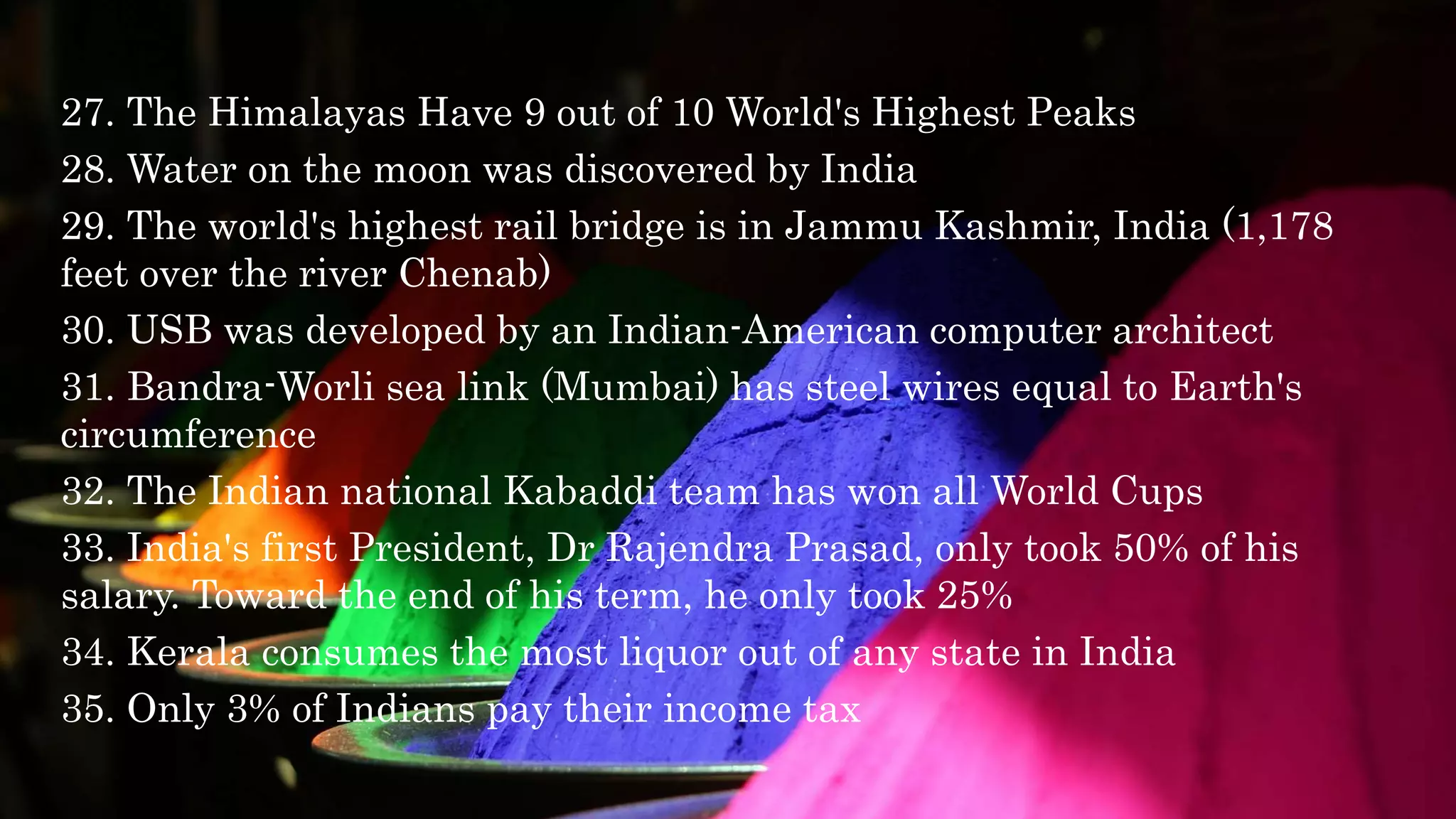 Top 100 Interesting Facts