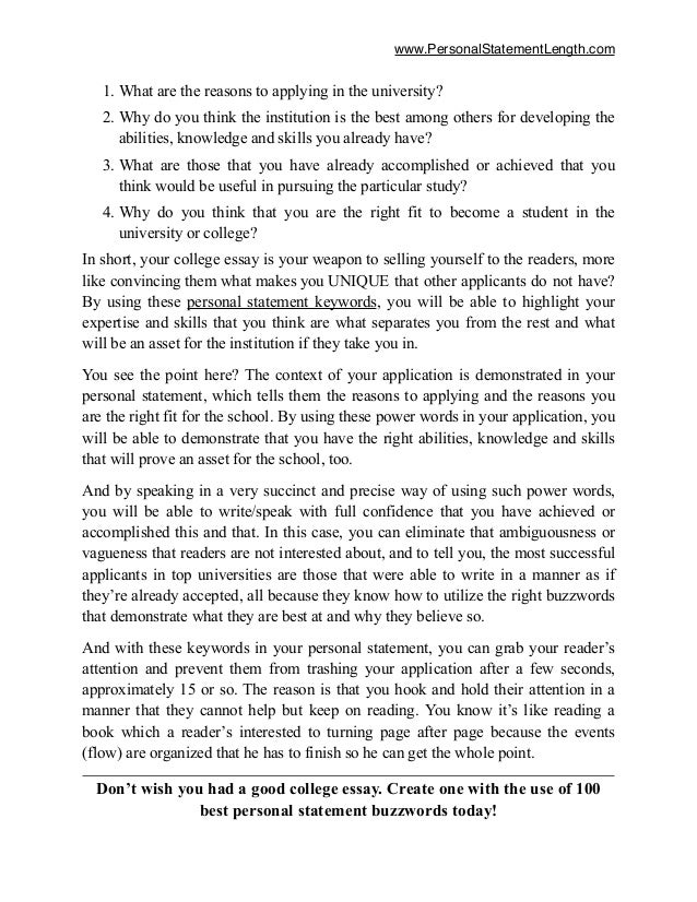 10 Best Personal Statement Examples (How to Write) good personal statement examples