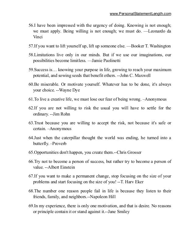 How to start a personal statement image