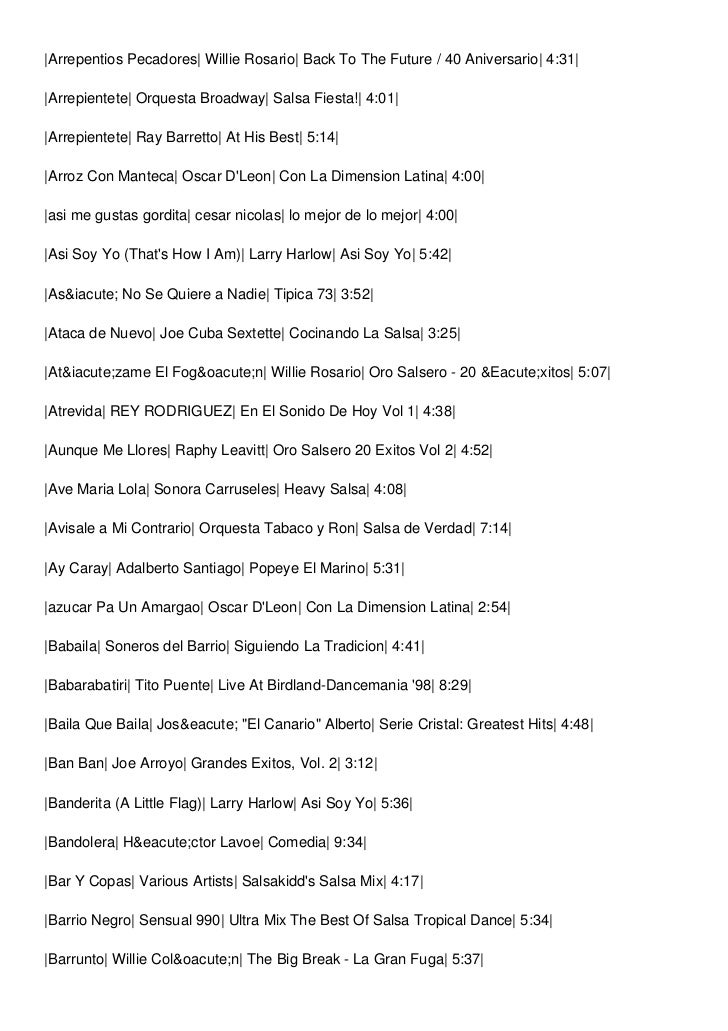 Top 100 Salsa Dance Songs A Dancer S Perspective Part I top 100 salsa dance songs a dancer s