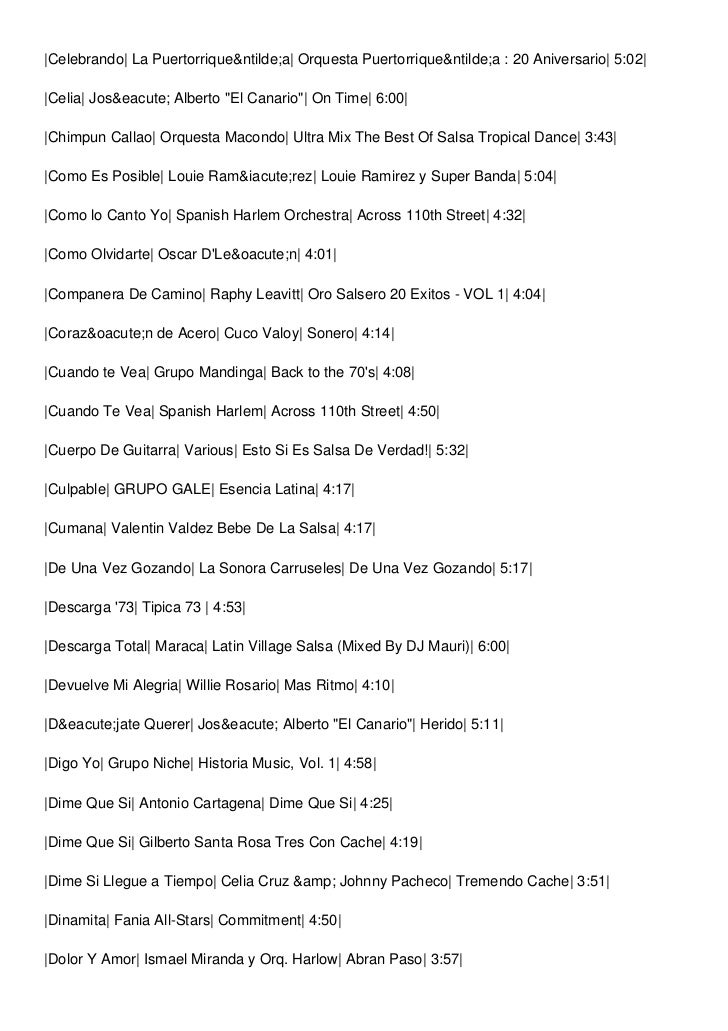 Top 100 Salsa Dance Songs A Dancer S Perspective Part I top 100 salsa dance songs a dancer s