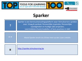 TOP100 Tools for learning 2017 -  overzicht