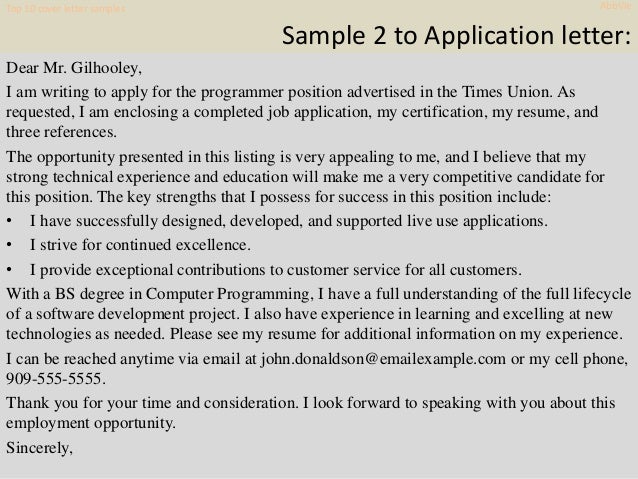 Top 10 Abb Vie Cover Letter Samples