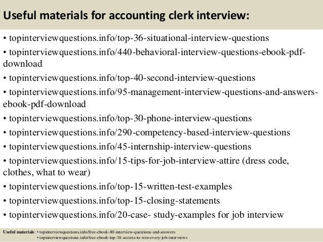 accounting assistant interview questions and answers