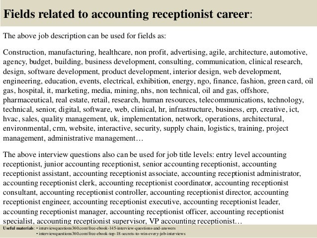 what is another name for receptionist