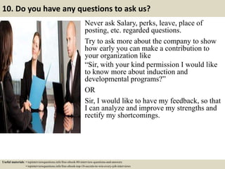 Top 10 administration manager interview questions and answers Slide 11