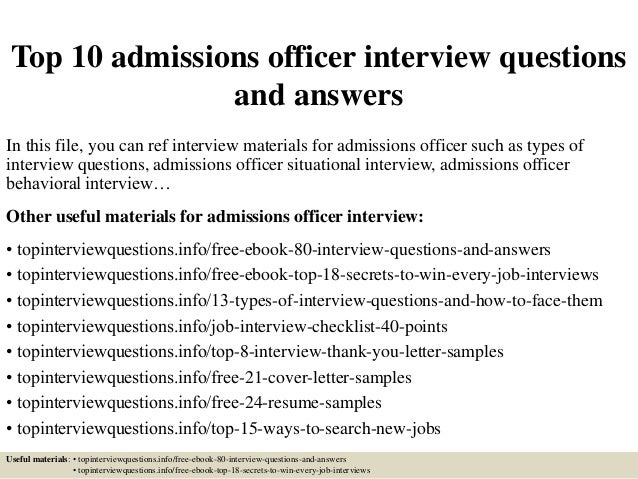 cover letter for admissions officer