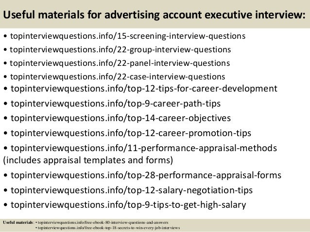 account management interview questions