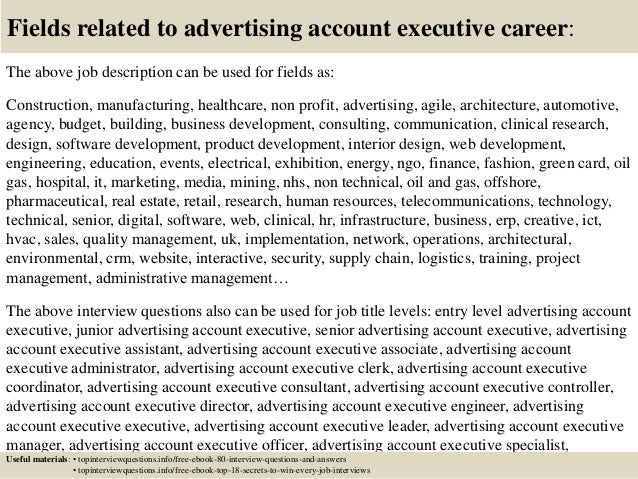 advertising account executive resume