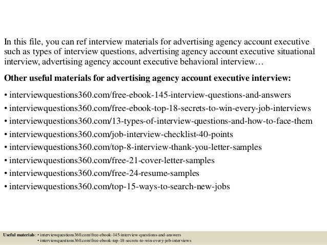 account management interview questions