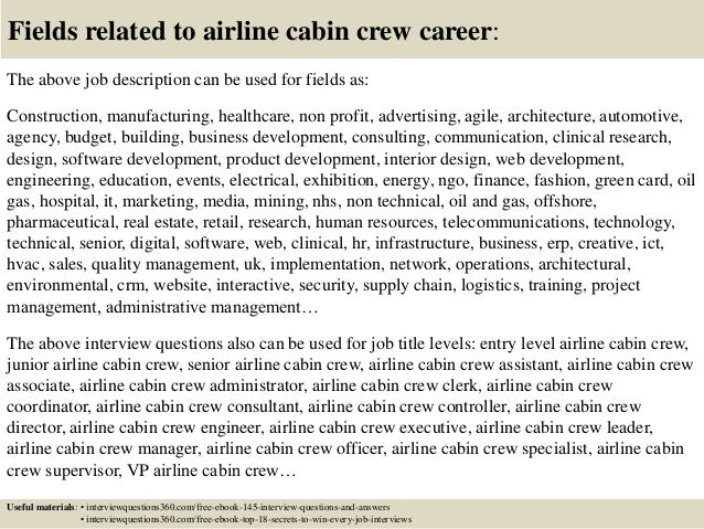 Top 10 Airline Cabin Crew Interview Questions And Answers